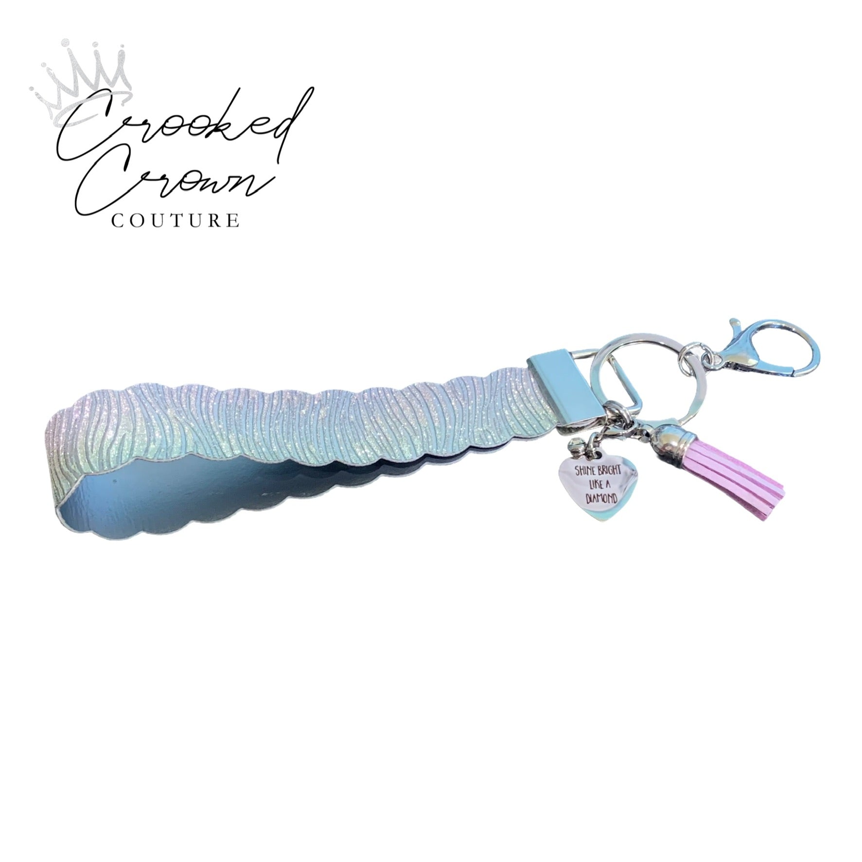 Shine Bright Like a Diamond - Scalloped Pastel Shimmer