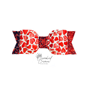 SALE All Heart 4” Hair Bow