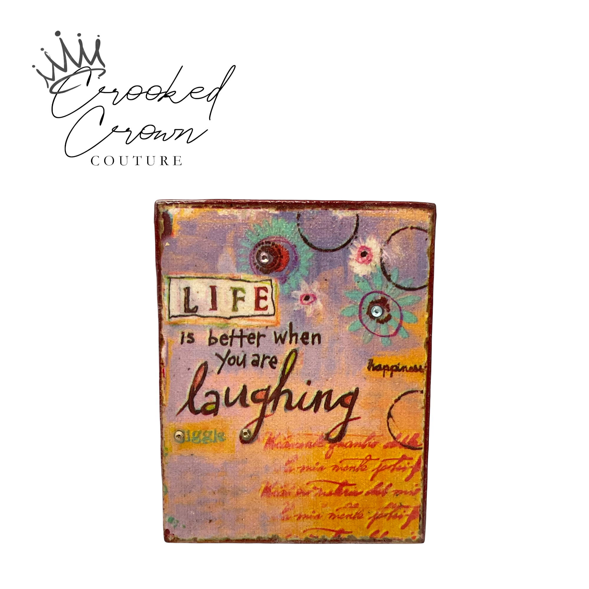 Life is Better When You’re Laughing Mini Magnet