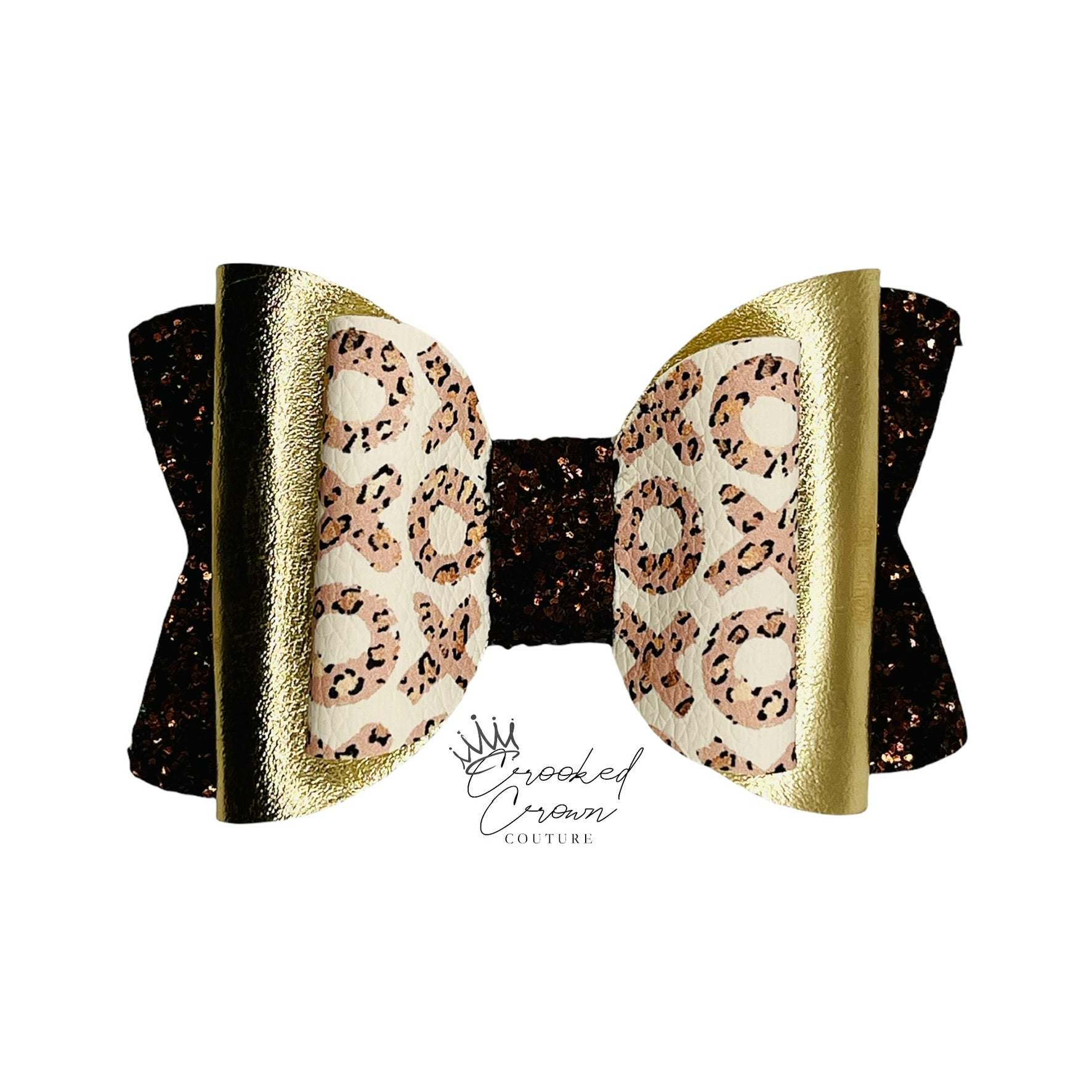 XOXO Leopard 4” Hair Bow