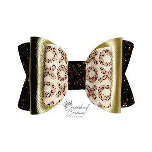 XOXO Leopard 4” Hair Bow