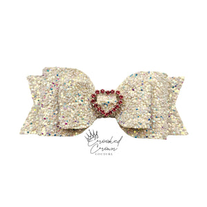 All about the Glitter 4” Hair Bow
