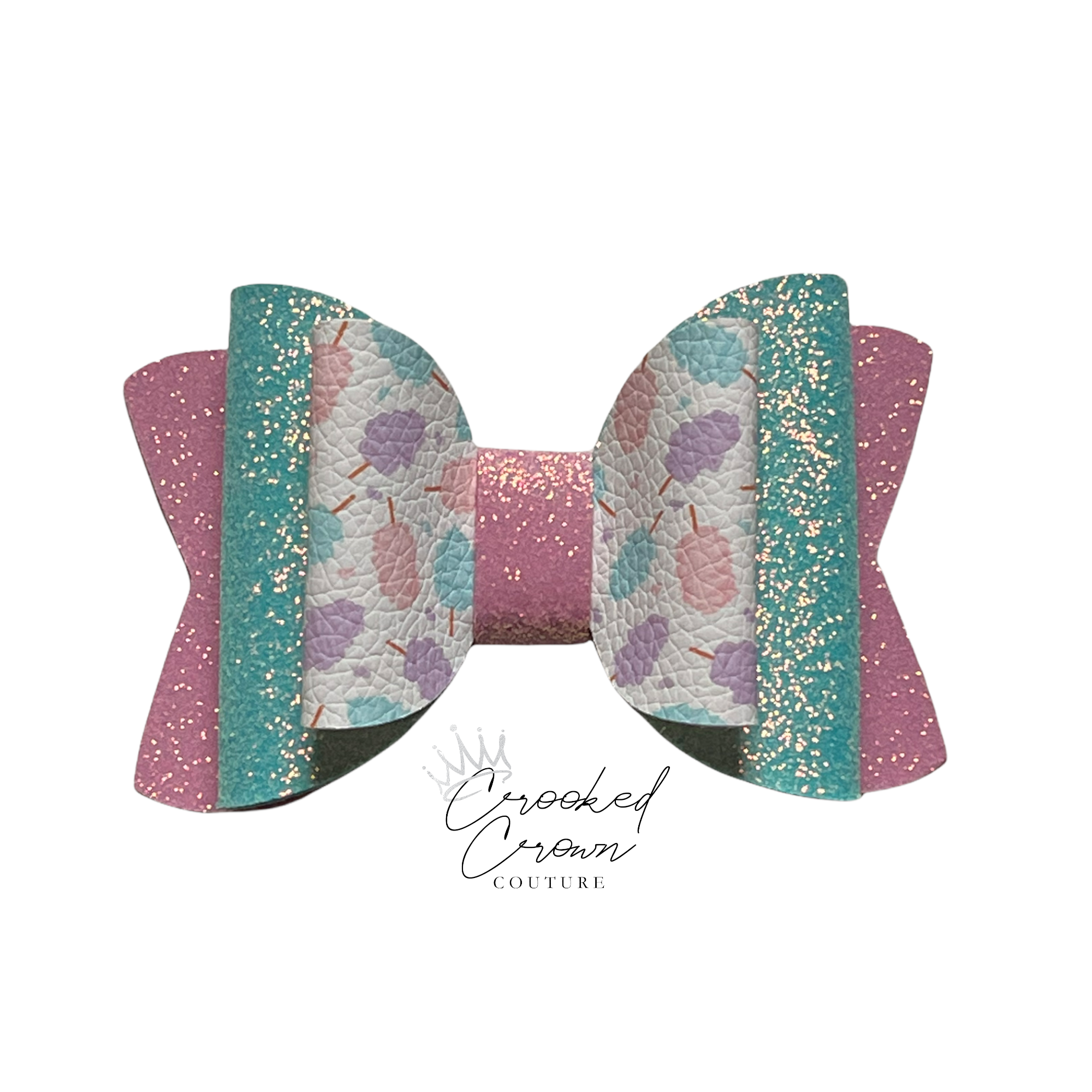 Cotton Candy 4” Hair Bow