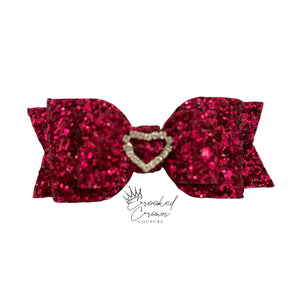 All about the Glitter 4” Hair Bow