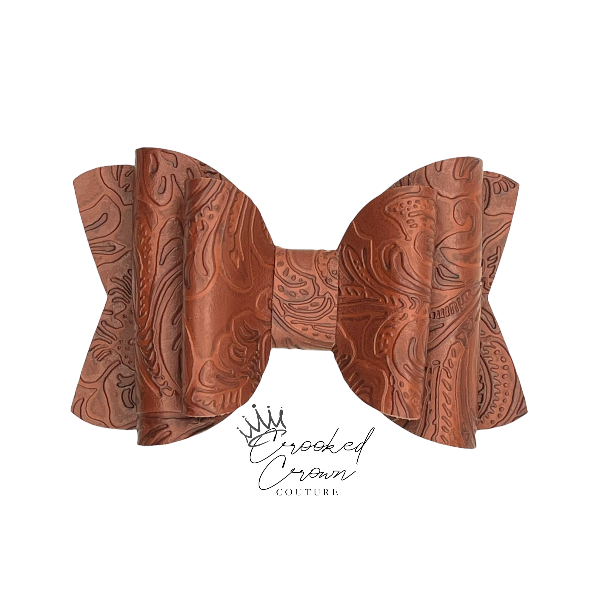 Cheyenne Embossed Lace 4” Hair Bow